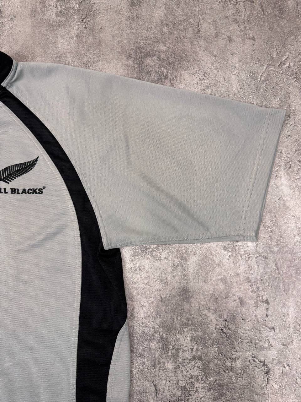 Adidas Adidas New Zeeland All Blacks Rugby Training Jersey Grey Size US L / EU 52-54 / 3 - 3 Thumbnail