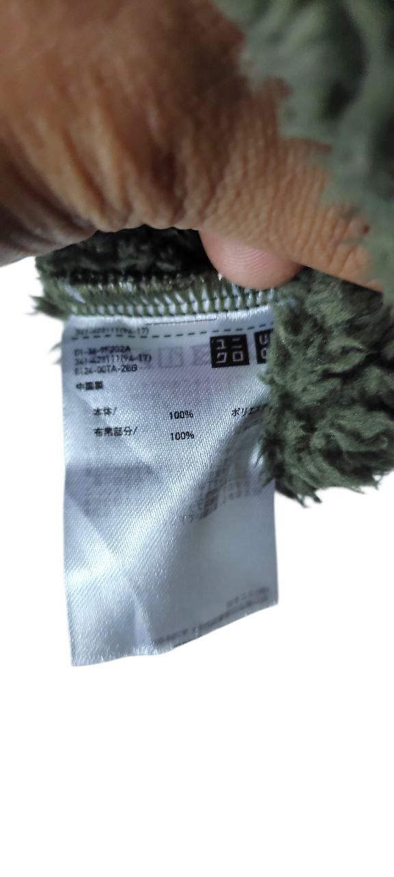 Engineered Garments ENGINEERED GARMENTS X UNIQLO ARMY GREEN SNAP FLEECE JACKET Size US M / EU 48-50 / 2 - 9 Thumbnail