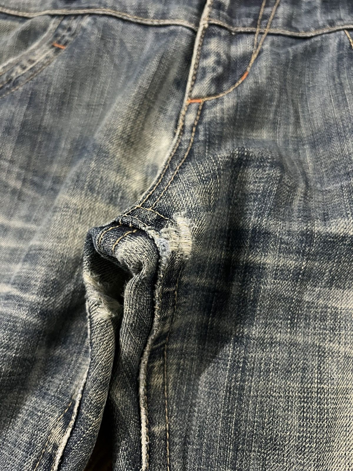 Japanese Brand 💥Classical Japanese Brand Distress Jean Size US 30 / EU 46 - 13 Thumbnail