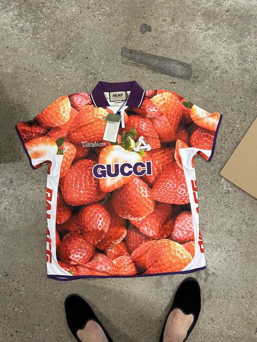 Palace x Gucci Printed Football Technical Jersey T-Shirt