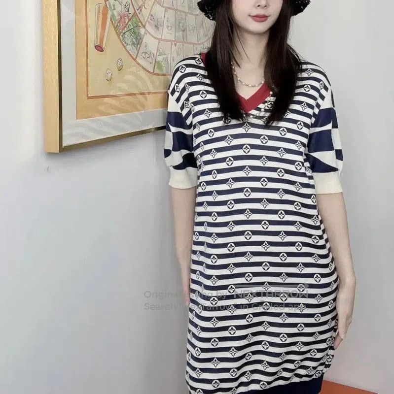 Louis Vuitton Louis Vuitton Summer Color Block Dress . Size M / US 6-8 / IT 42-44 - 8 Thumbnail