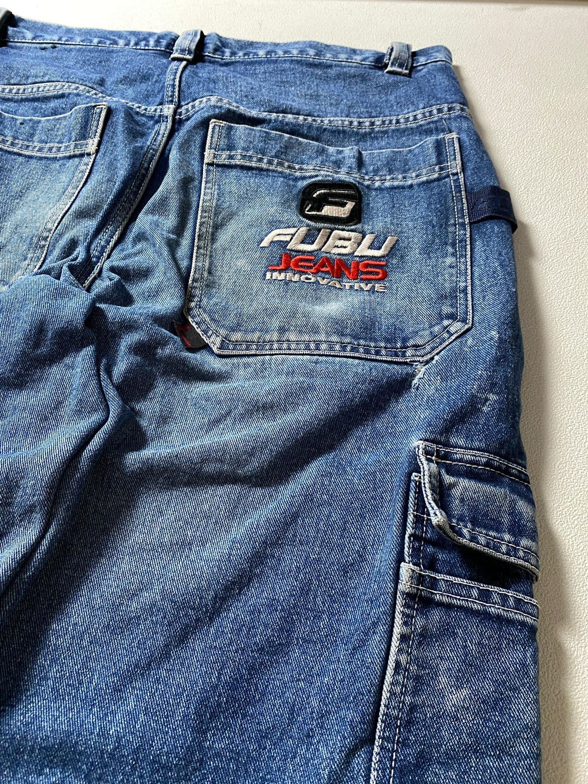 Fubu Fubu y2k Embroidered Carpenter Jeans Blue Size US 36 / EU 52 - 15 Thumbnail