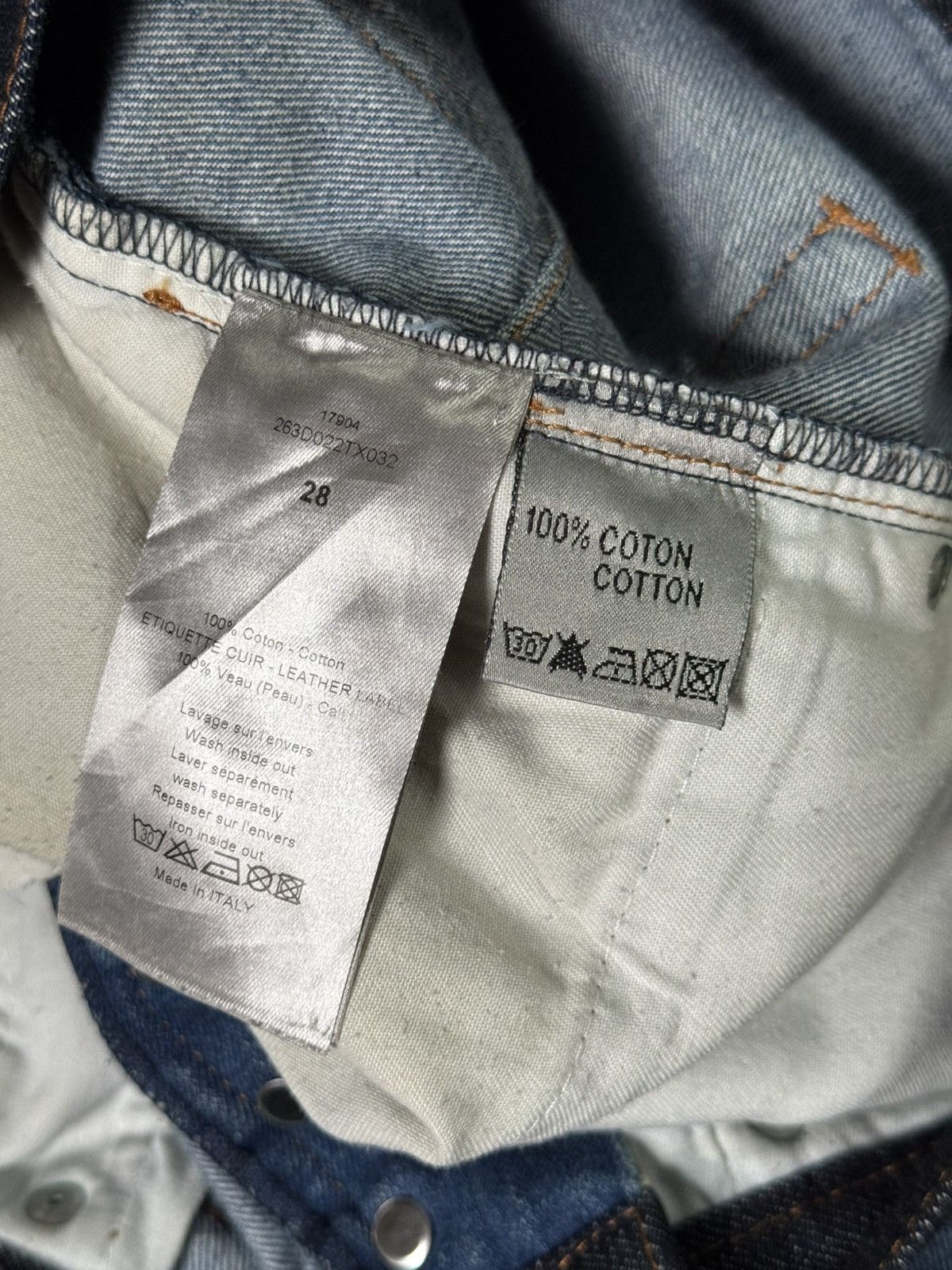 Dior Dior Homme 2012 Cummerbund Denim Size US 28 / EU 44 - 8 Thumbnail