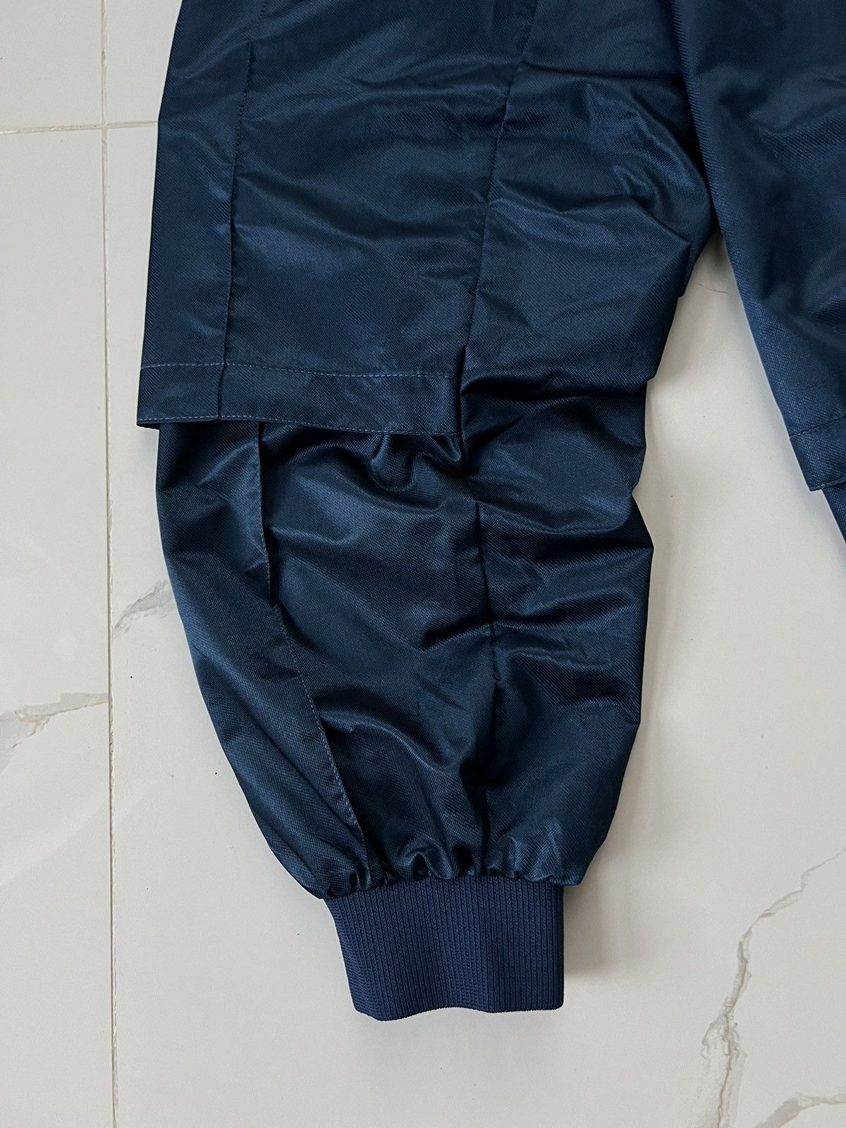 Nike × Vintage 90’s NIKE BIG DOUBLE SWOOSH LOGO BAGGY TRACK Y2K PANTS Size US 32 / EU 48 - 4 Thumbnail