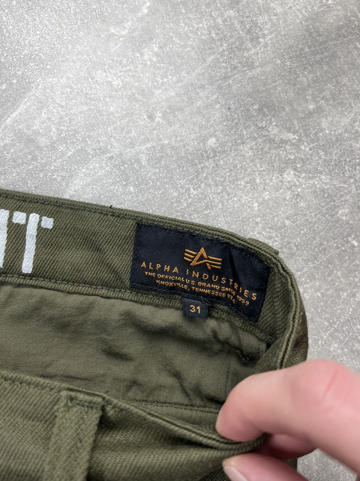 Alpha Industries Alpha Industries Aircraft Pant Military Green Cargo Pants Size US 31 - 16 Thumbnail