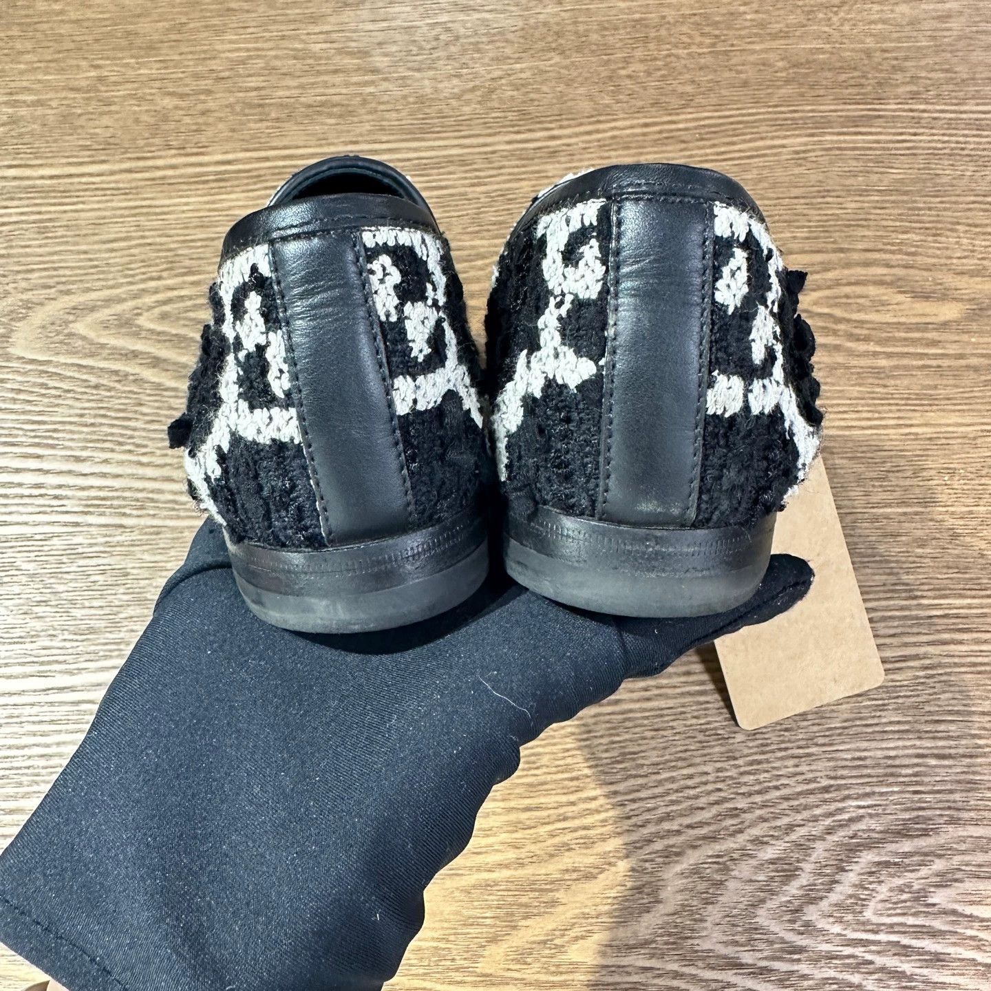 Gucci Gucci Women's Horsebit GG Loafer Black/White 37 Size US 6.5 / IT 36.5 - 5 Thumbnail