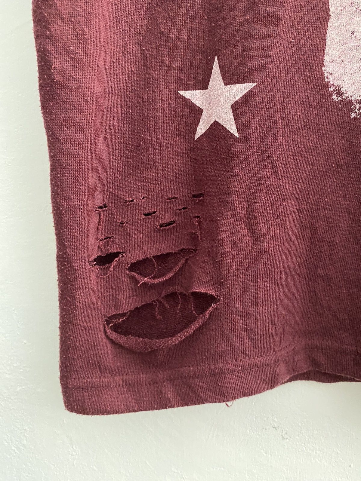 Japanese Brand Japanese super star face distressed tshirt Size US M / EU 48-50 / 2 - 3 Thumbnail
