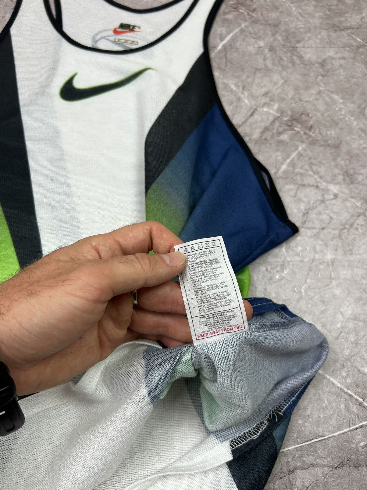 Nike NIKE Vintage SINGLET JERSEY MADE IN USA Size US XL / EU 56 / 4 - 7 Thumbnail