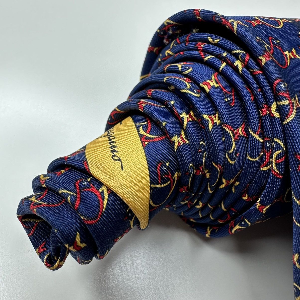 Salvatore Ferragamo Salvatore Ferragamo Luxury Tie Vintage Size ONE SIZE - 2 Thumbnail