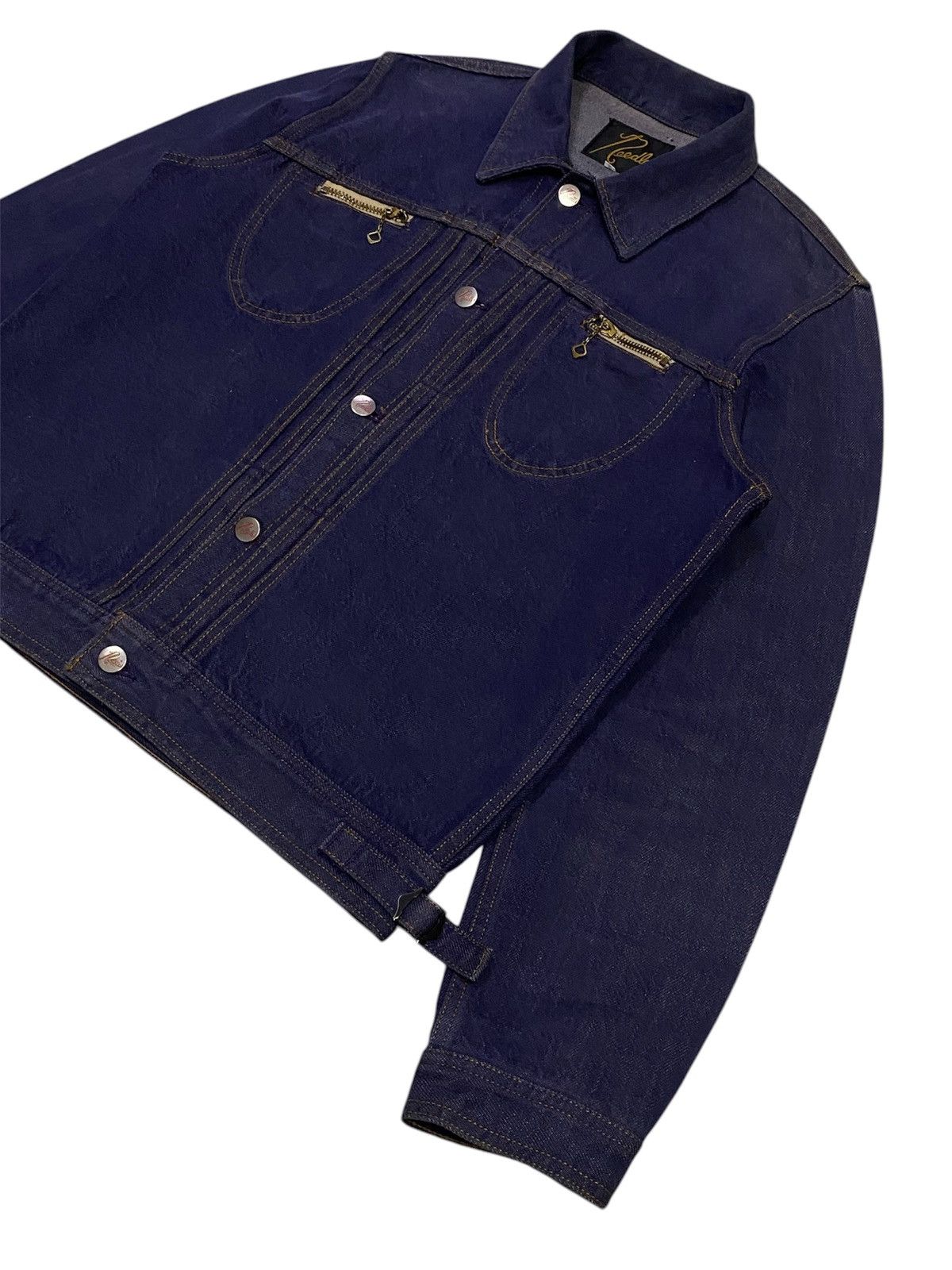 Needles 🪡Needles Selvedge Zip Chest Pocket Denim Jacket Size US S / EU 44-46 / 1 - 25 Thumbnail