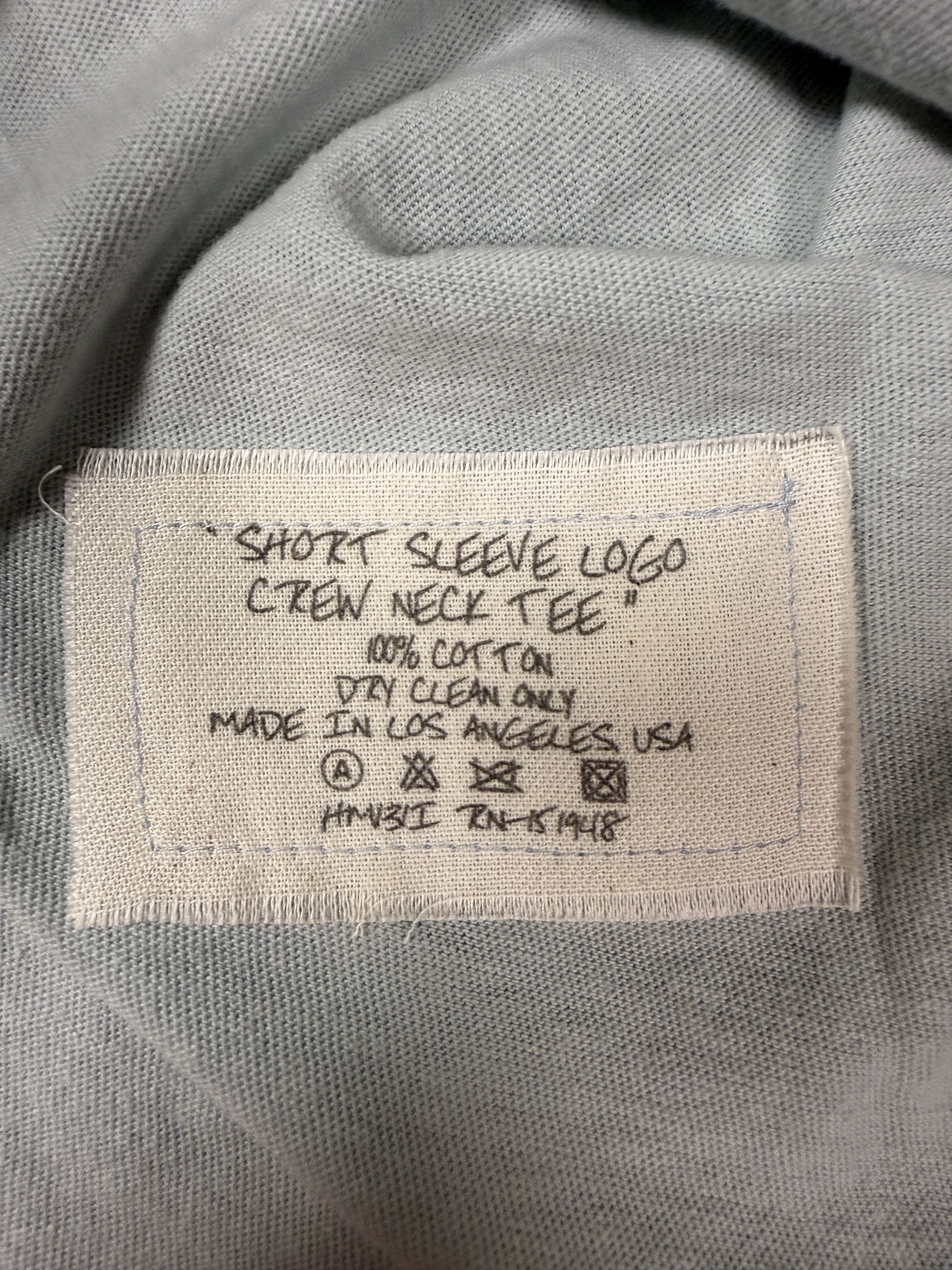 Greg Lauren Greg Lauren Short Sleeve Logo Crew Neck Tee Size US XXL / EU 58 / 5 - 6 Thumbnail