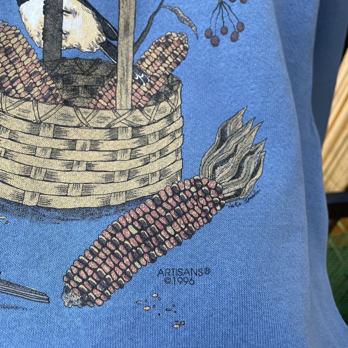 Vintage 🔥Vintage Artisans 1995 Graphic Of Bird Jumper Sweatshirts Size US S / EU 44-46 / 1 - 7 Thumbnail