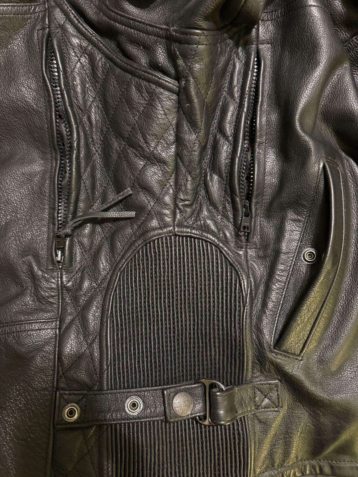 Harley Davidson Harley Davidson Men’s Leather Riding Jkt XL Removable Liner Size US XL / EU 56 / 4 - 7 Thumbnail