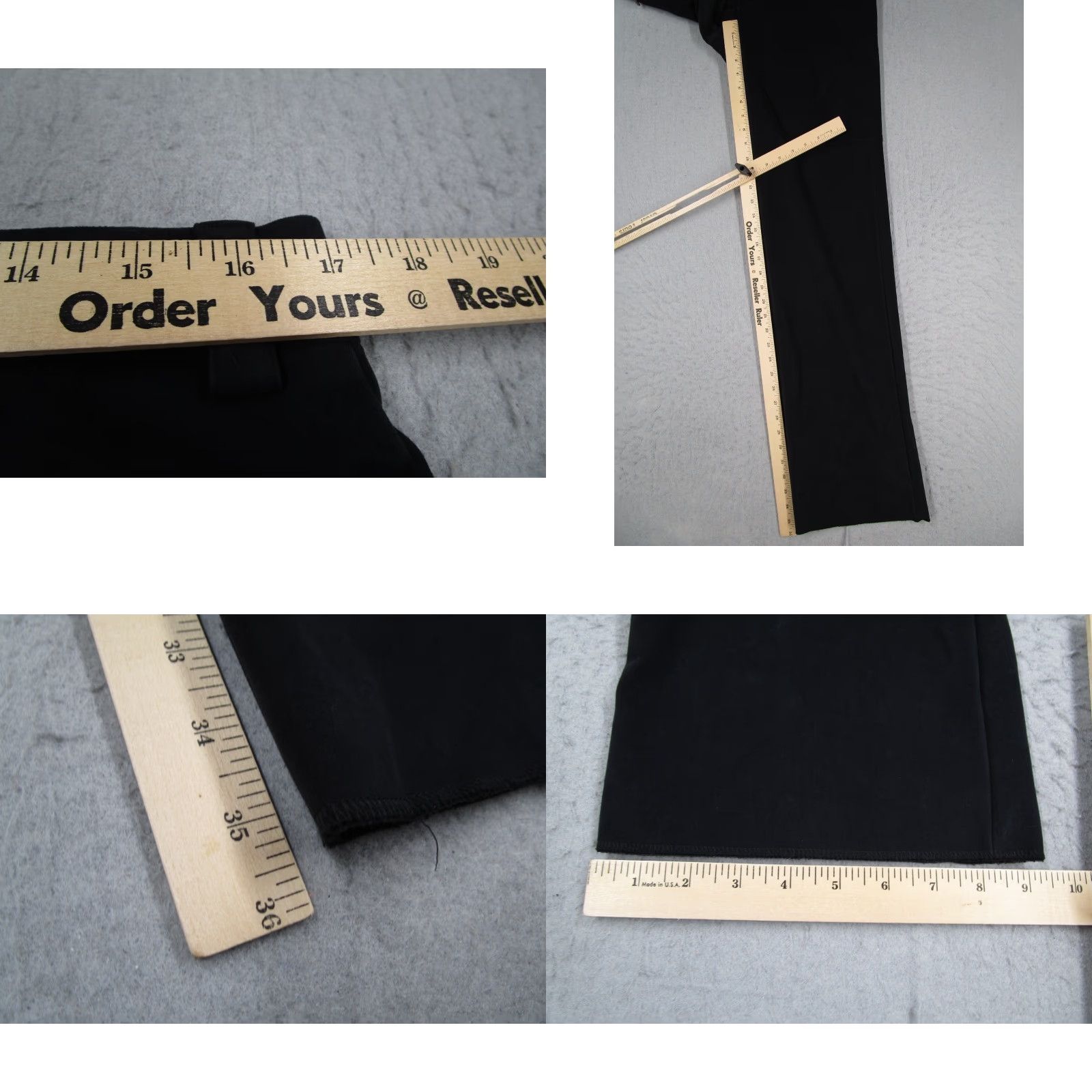 Versace VINTAGE Versace Pants Men's Black Cargo 50 IT Regular Straight 33x35 Cotton Blend Zipper Logo 90s Modern Mens Size US 34 / EU 50 - 8 Thumbnail