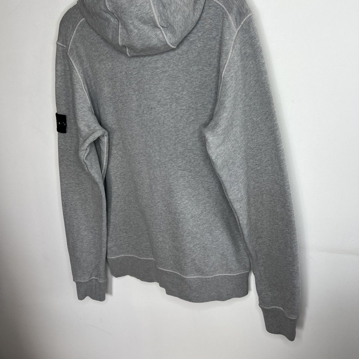 Stone Island Stone Island Hoodie Sweatshirt Hooded Gray Patch Logo Size US L / EU 52-54 / 3 - 10 Thumbnail