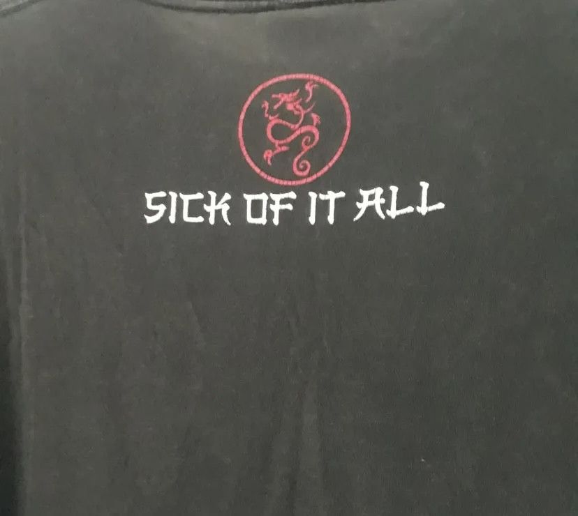 Tultex Vintage Sick Of It all Dragon Band Tees Size US L / EU 52-54 / 3 - 4 Thumbnail