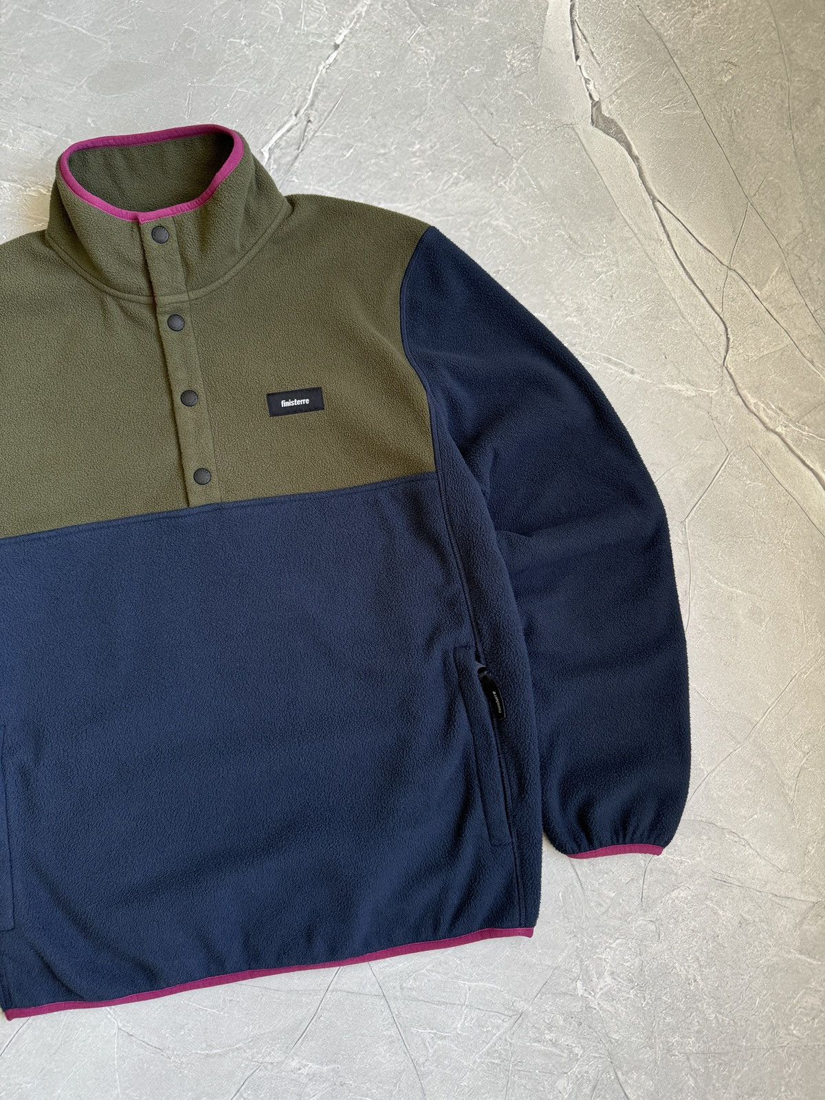 Finisterre Finisterre Color block Snap Fleece Pullover Size US M / EU 48-50 / 2 - 5 Thumbnail