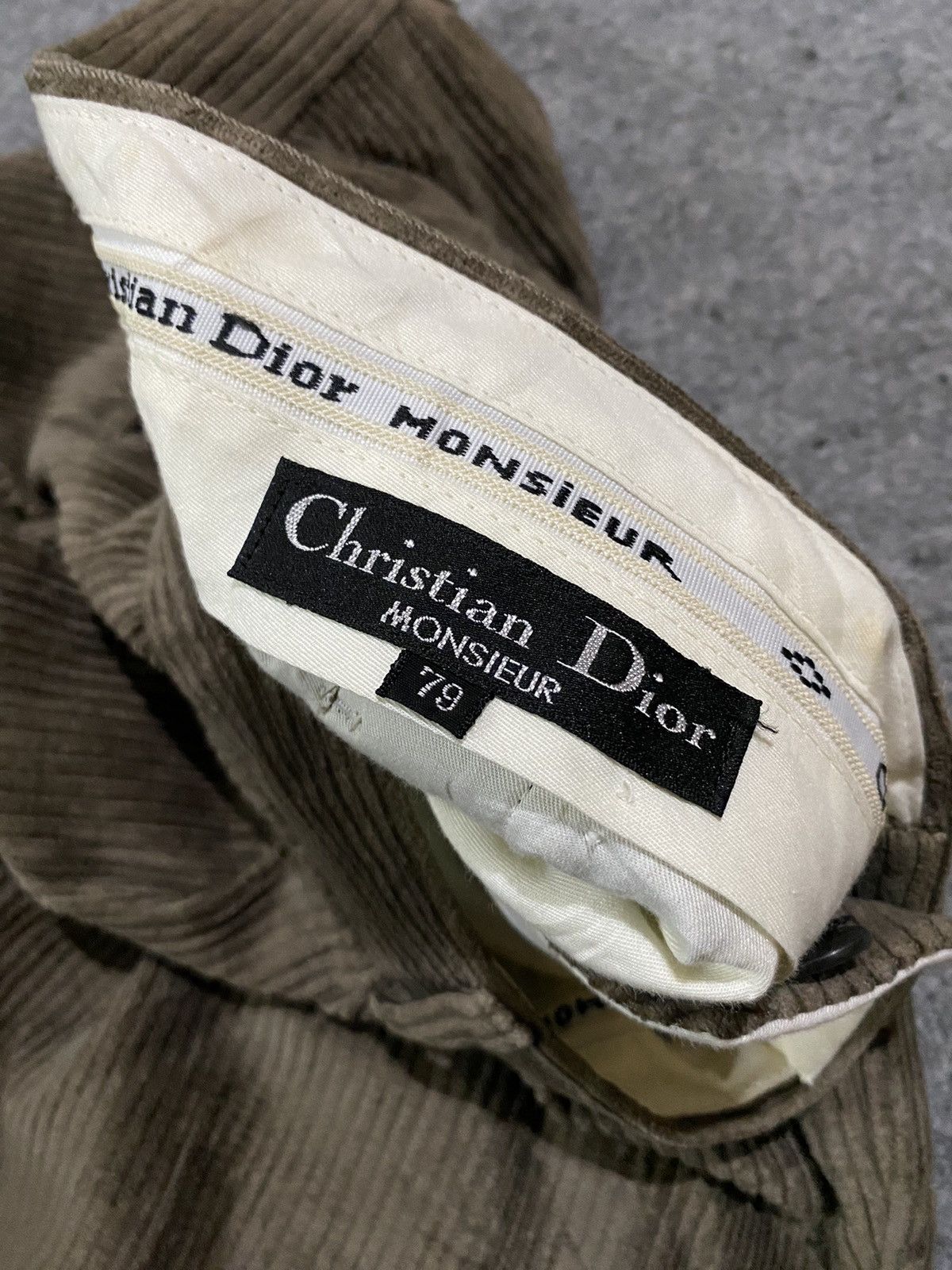 Christian Dior Monsieur 90s Christian Dior Monsieur Corduroy Pants Size US 33 - 5 Thumbnail