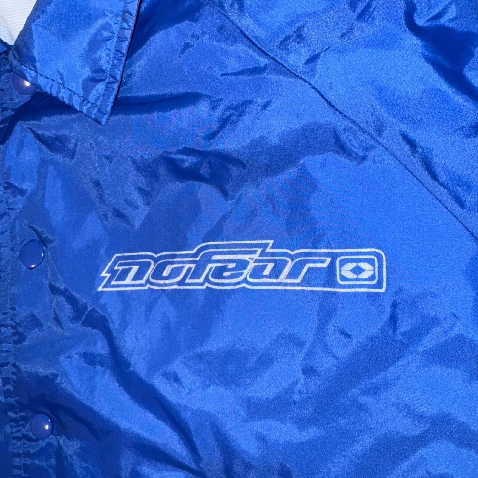 No Fear Vintage Y2K No Fear Blue Skateboarding Windbreaker Jacket Me Size US M / EU 48-50 / 2 - 2 Thumbnail