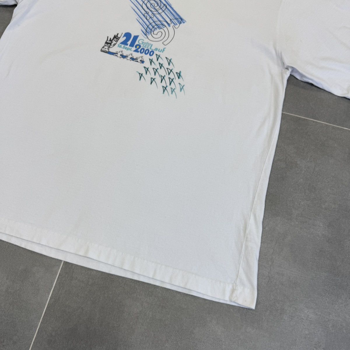Adidas × Vintage Vintage Adidas Ryffel Running Greifenseelauf T-Shirt Size M Size US M / EU 48-50 / 2 - 7 Thumbnail