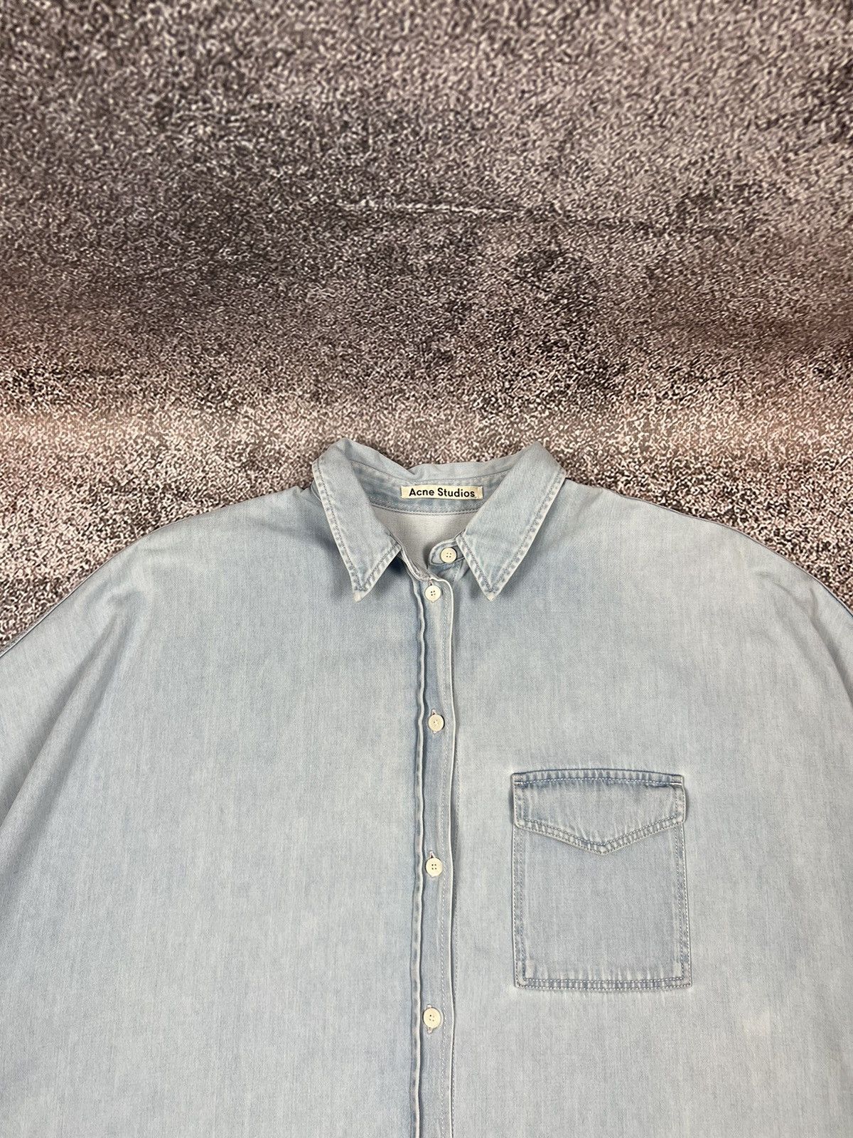 Acne Studios Acne Studios Jetson oversized denim shirt Size S / US 4 / IT 40 - 5 Thumbnail