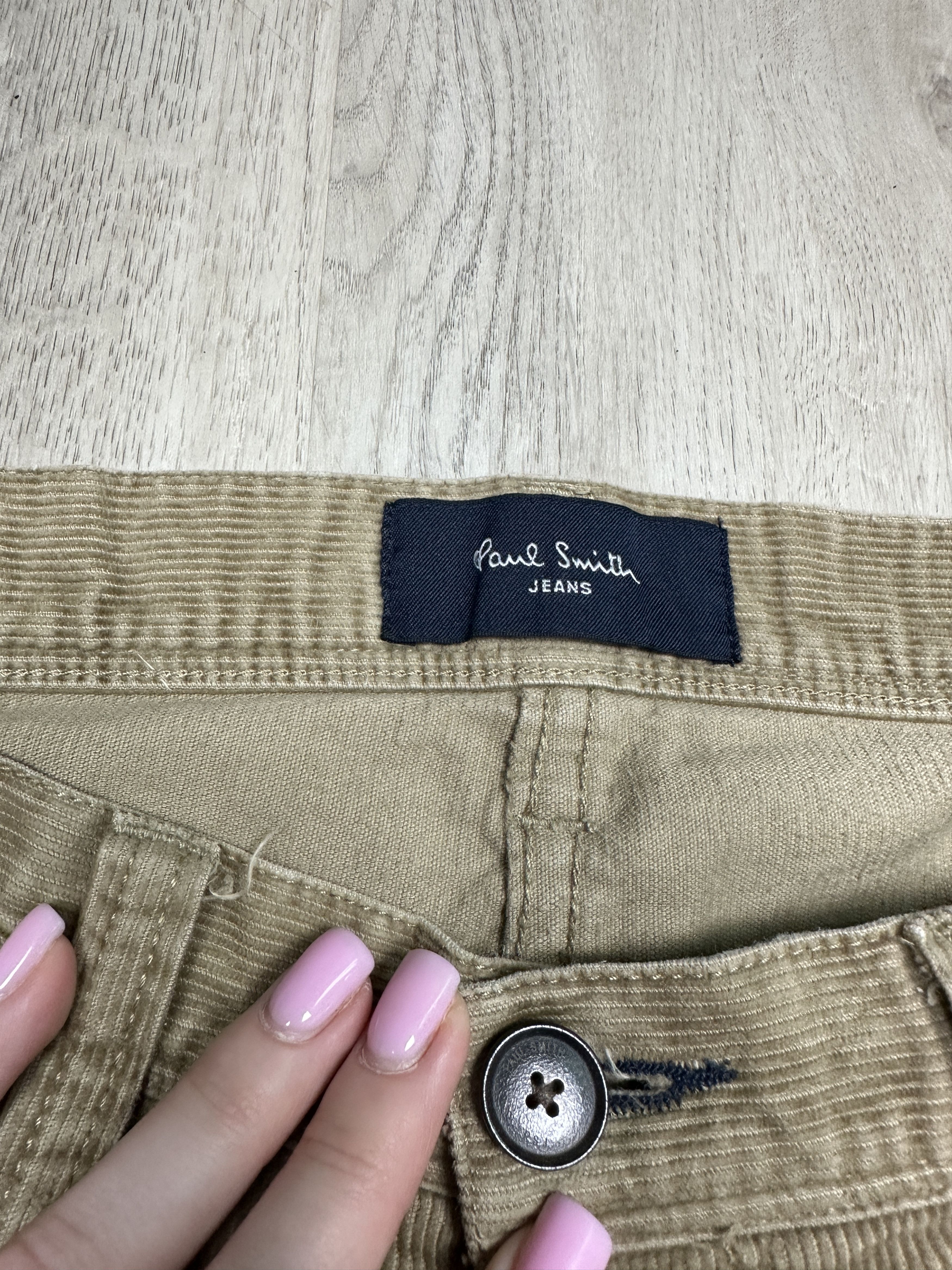 Paul Smith × Vintage Paul Smith Jeans Mens Corduroy Denim Pants Jeans Size US 32 / EU 48 - 3 Thumbnail