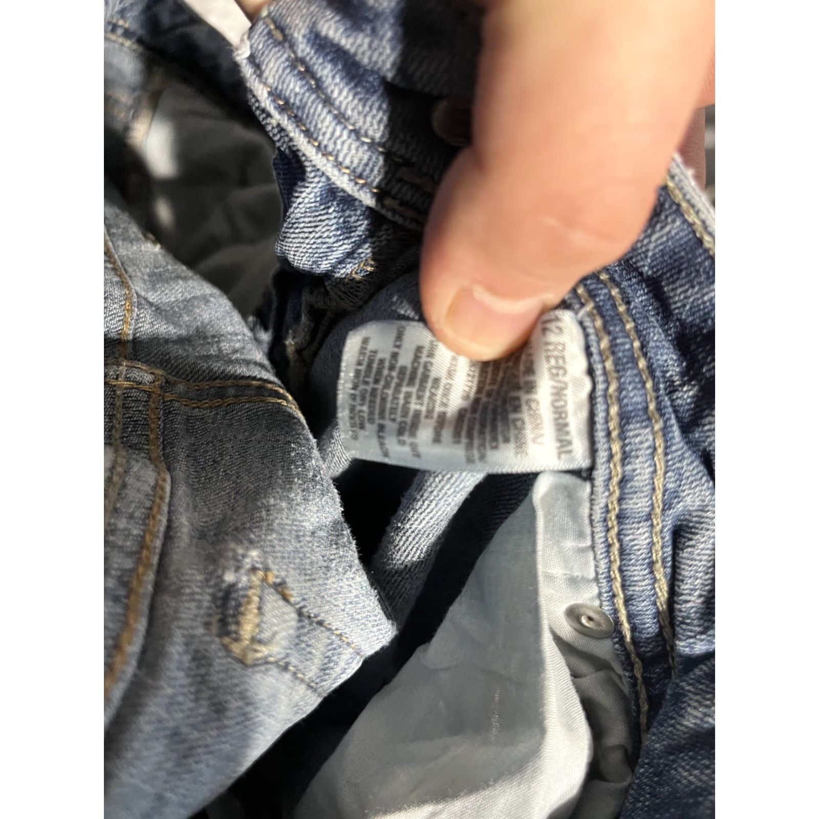 Aeropostale AEROPOSTALE Women’s CURVY BOOT JEANS Sz 12 Regular Cowgirl Western Size 34" / US 12 / IT 48 - 6 Thumbnail