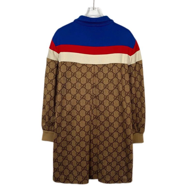 Gucci GucciColor-matched logo old flower full print half-zip long Size S / US 4 / IT 40 - 2 Thumbnail
