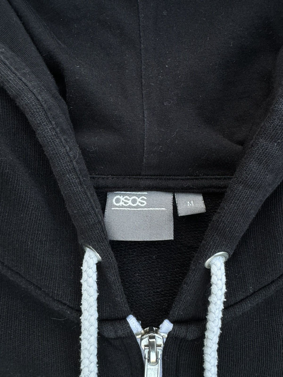 Vintage Asos zip hoodie blank boxy rap skate Size US M / EU 48-50 / 2 - 4 Thumbnail