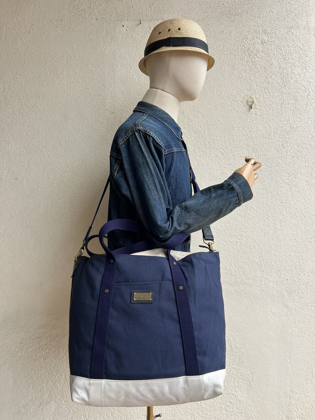 MasterPiece Masterpiece X Victim Japan Muddy Stains 2 Way Tote Bag Size ONE SIZE - 4 Thumbnail