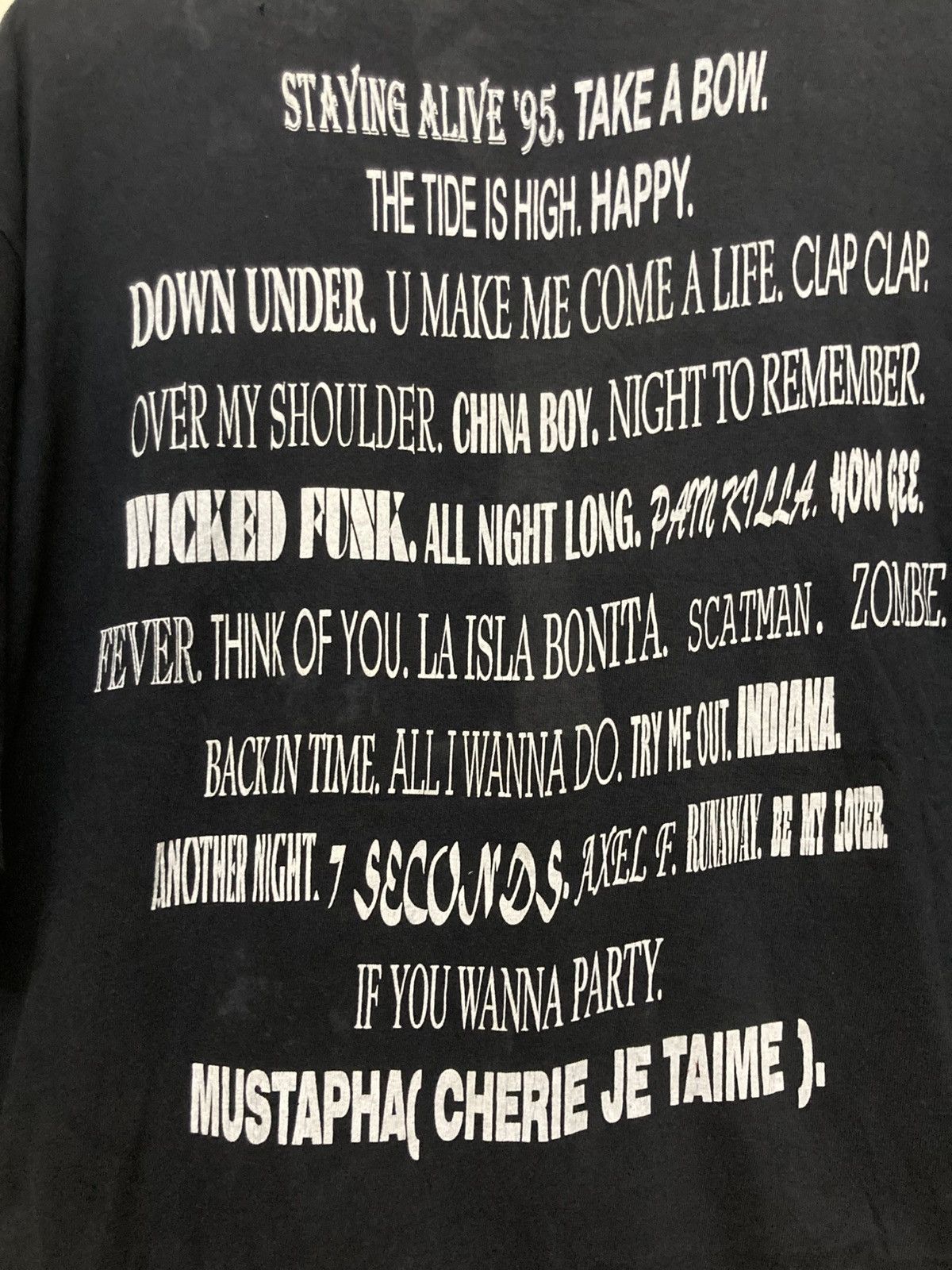Band Tees × Vintage Vintage 90s Bootleg Megamix 95 The Musictheque Tshirt Size US L / EU 52-54 / 3 - 6 Thumbnail