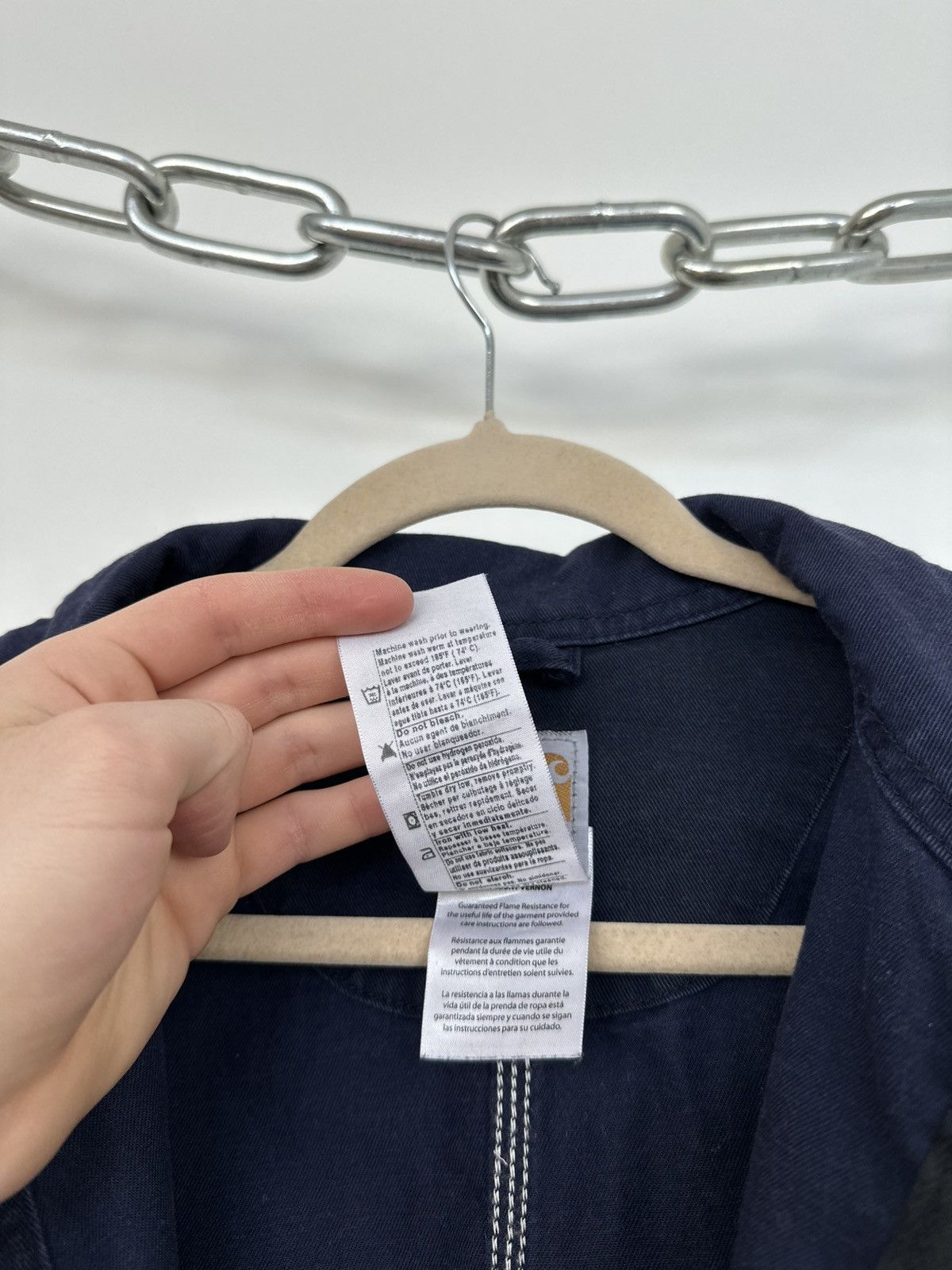 Carhartt Vintage 90s Carhartt Flame Resistant USA Cropped Work Jacket Size US S / EU 44-46 / 1 - 21 Thumbnail