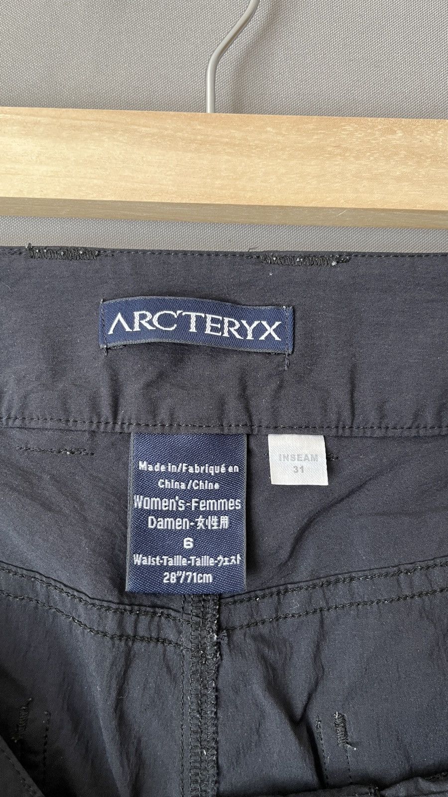 Arc'teryx Arc'teryx Light Womens Black Pants Size 28" / US 6 / IT 42 - 10 Thumbnail