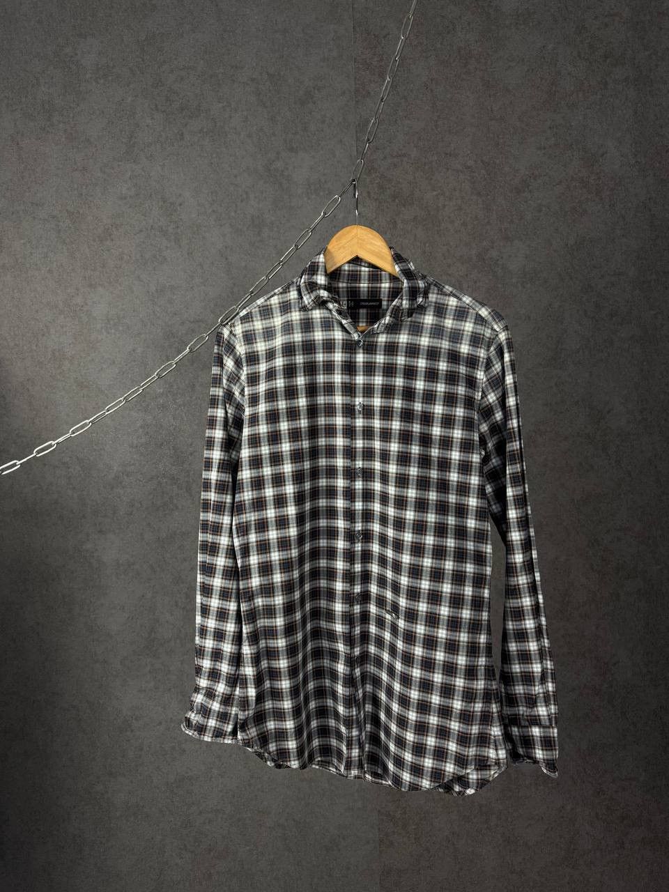 Dsquared2 Dsquared 2 luxury designer vintage checkered shirt Size US S / EU 44-46 / 1 - 1 Thumbnail