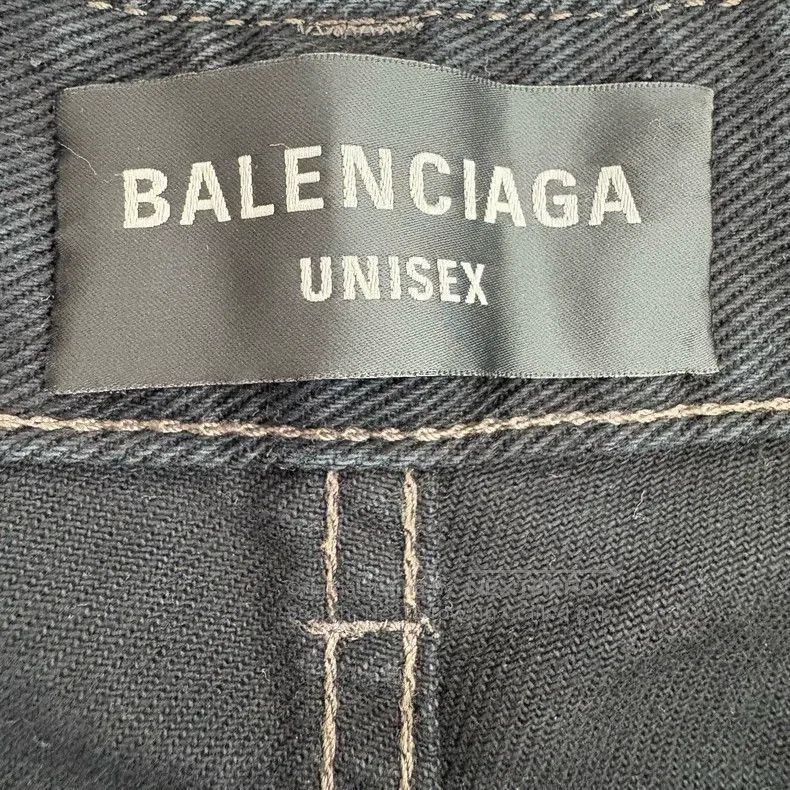 Balenciaga Balenciaga size S Straight Leg Destroyed Jeans Size US 27 - 3 Thumbnail