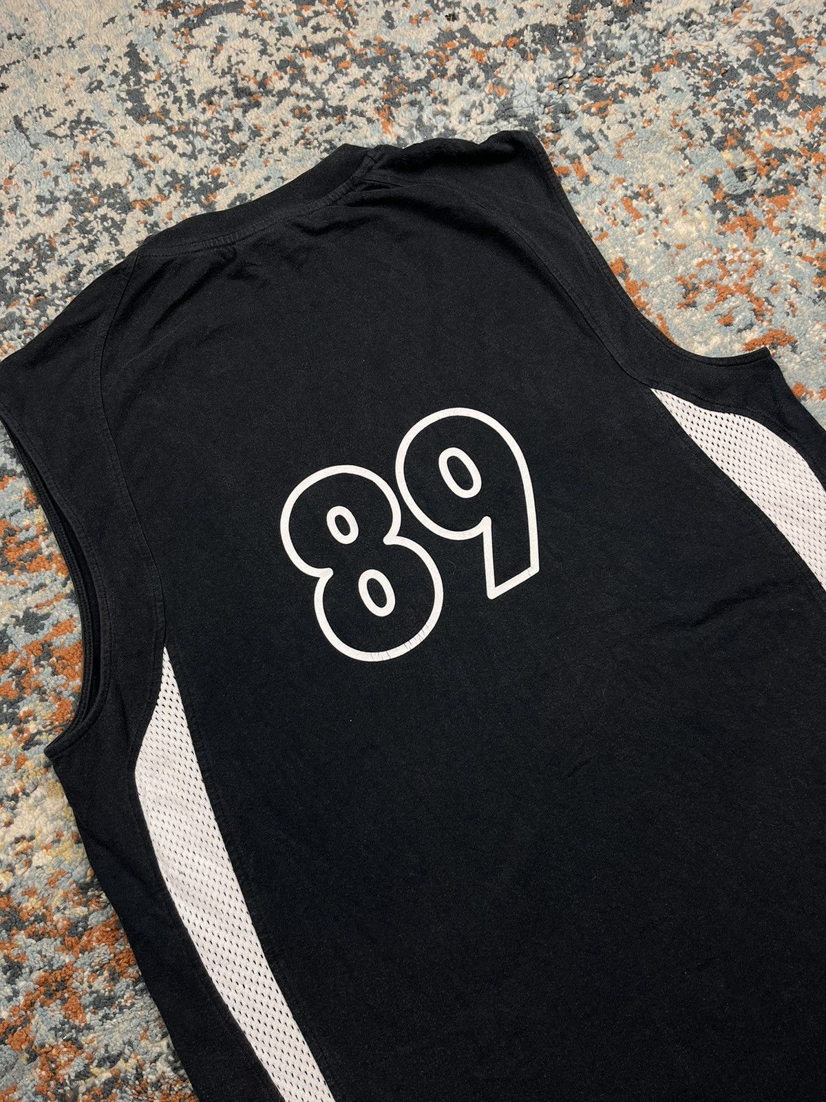 Other Vintage 00s Nike Air Flight 89 center swoosh sleeveless tee Size US L / EU 52-54 / 3 - 4 Thumbnail