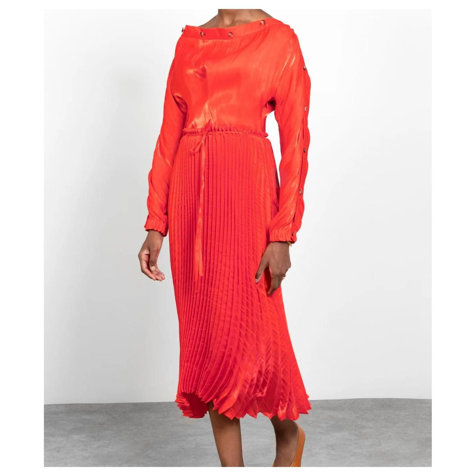 Rejina Pyo Rejina Pyo Elise Pleated Skirt Dress Size M / US 6-8 / IT 42-44 - 2 Thumbnail
