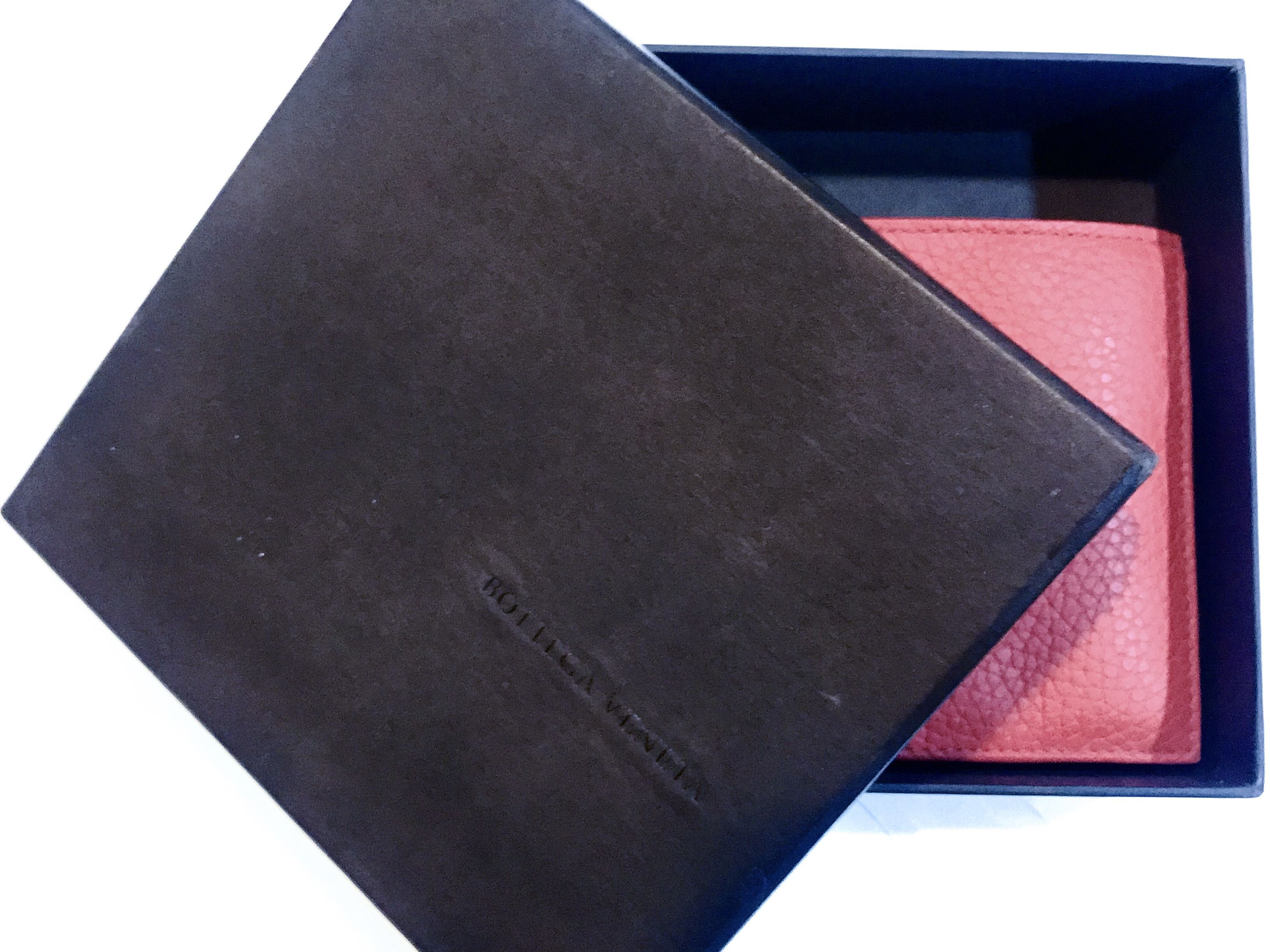 Bottega Veneta BOTTEGA VENETA Leather Bifold Red Short Wallet Size ONE SIZE - 9 Thumbnail