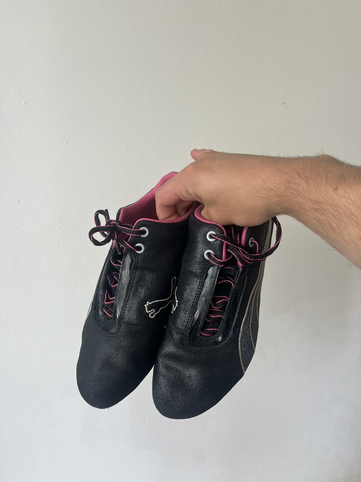 Puma Puma vintage speedcat future avant garde black and pink y2k Size US 6 / EU 39 - 5 Thumbnail