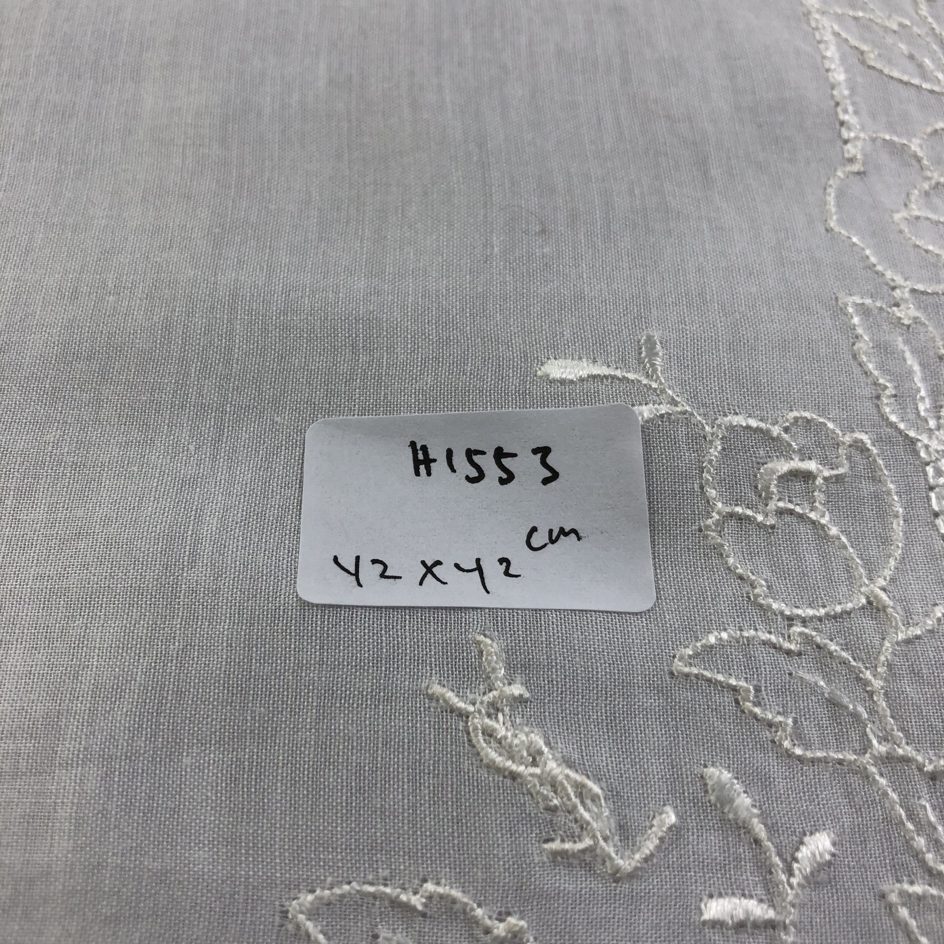 Vintage × Yves Saint Laurent YSL White Handkerchief Neckerchief Bandana H1553 Size ONE SIZE - 6 Thumbnail