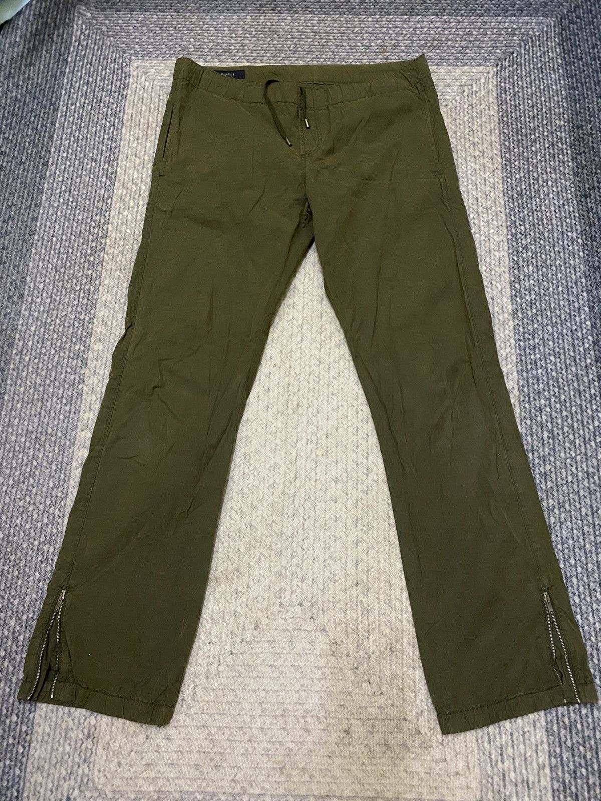 Gucci Gucci Classic Logo Loose Pant Zipper Ankle Size US 38 / EU 54 - 3 Thumbnail