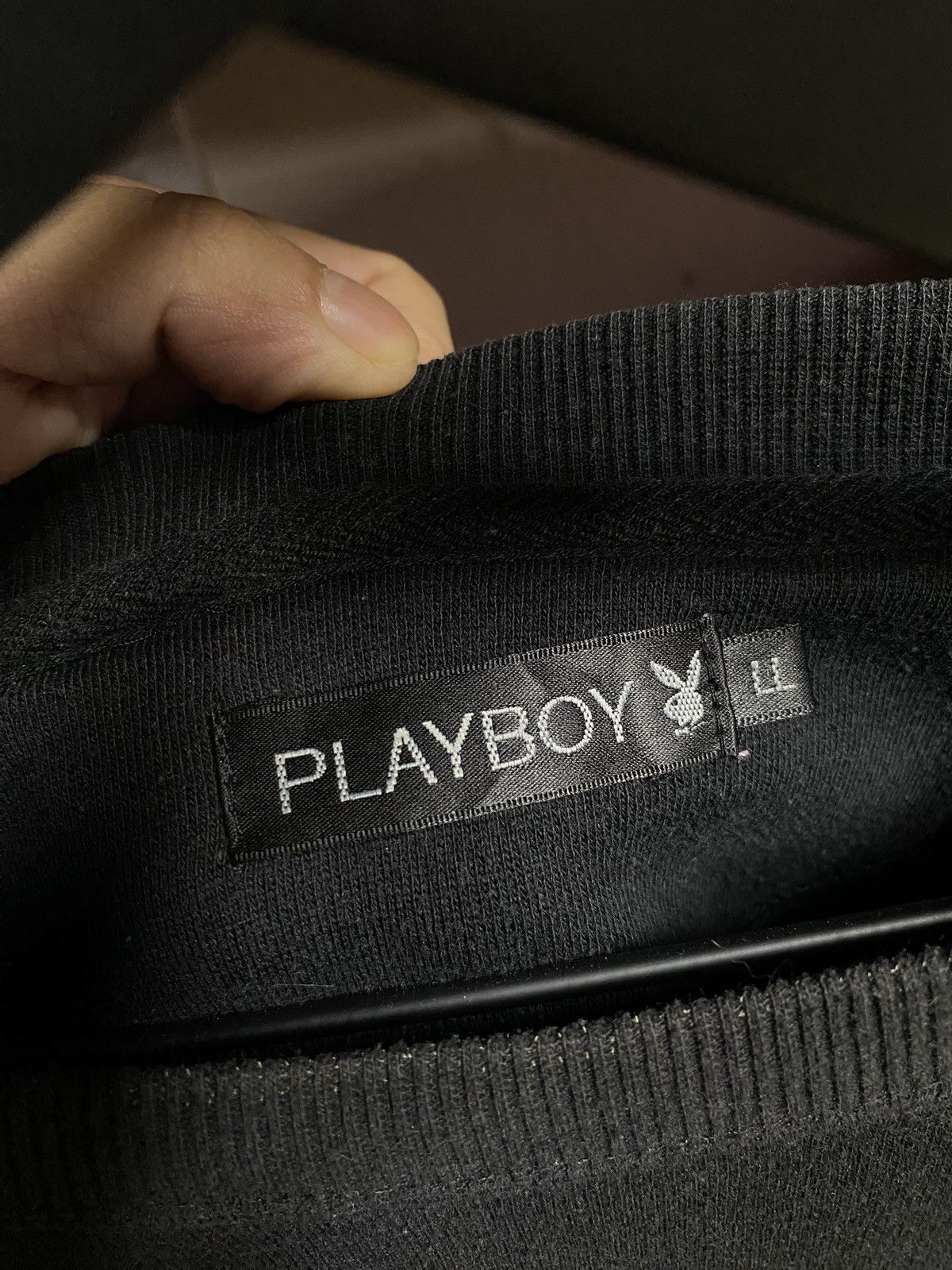 Playboy × Vintage Vintage Playboy Y2K Men’s Black Crewneck Large Size US L / EU 52-54 / 3 - 6 Thumbnail