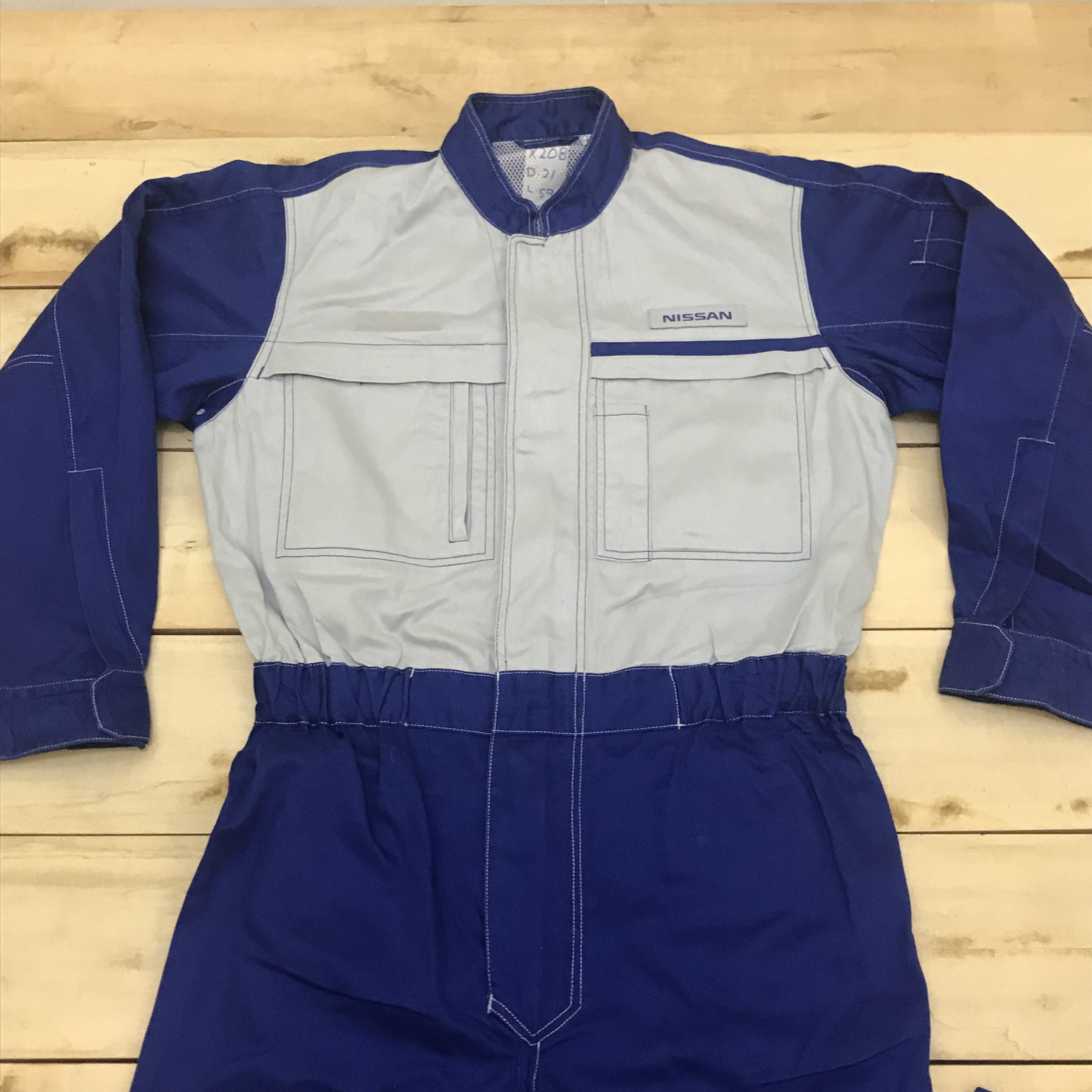 Japanese Brand X208 NISSAN GTR JDM WORKWEAR COVERALLS Size US 35 - 4 Thumbnail