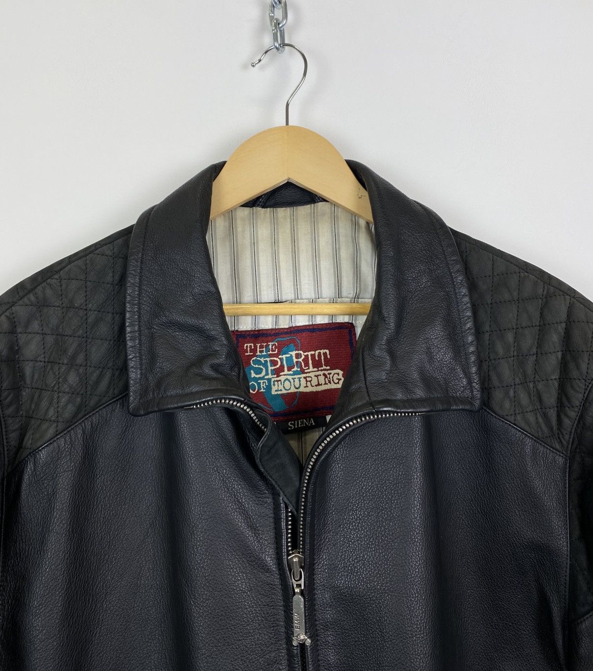 BMW Vintage The Spirit Of Touring BMW Leather Full Zip Jacket Size US M / EU 48-50 / 2 - 8 Thumbnail
