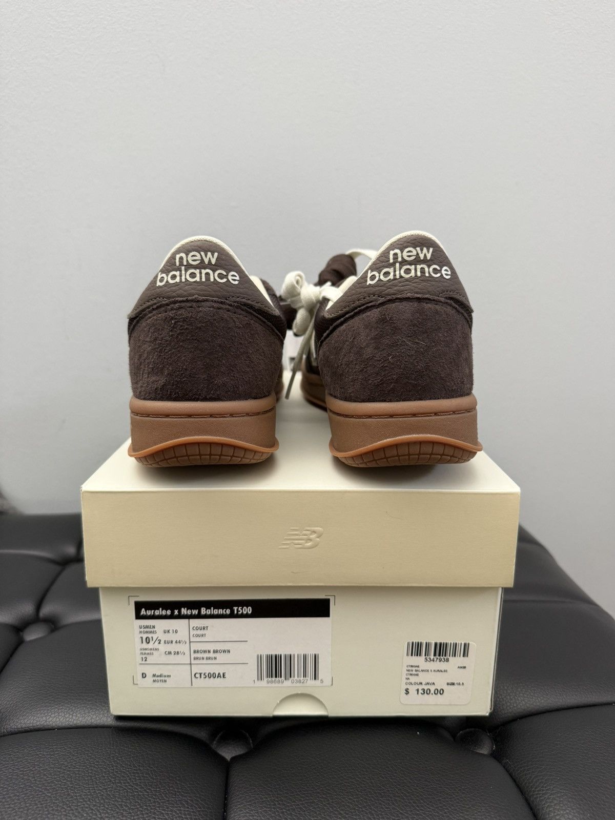Auralee × New Balance [NEW] Auralee x New Balance T500 Vintage Brown Size US 10.5 / EU 43-44 - 6 Thumbnail
