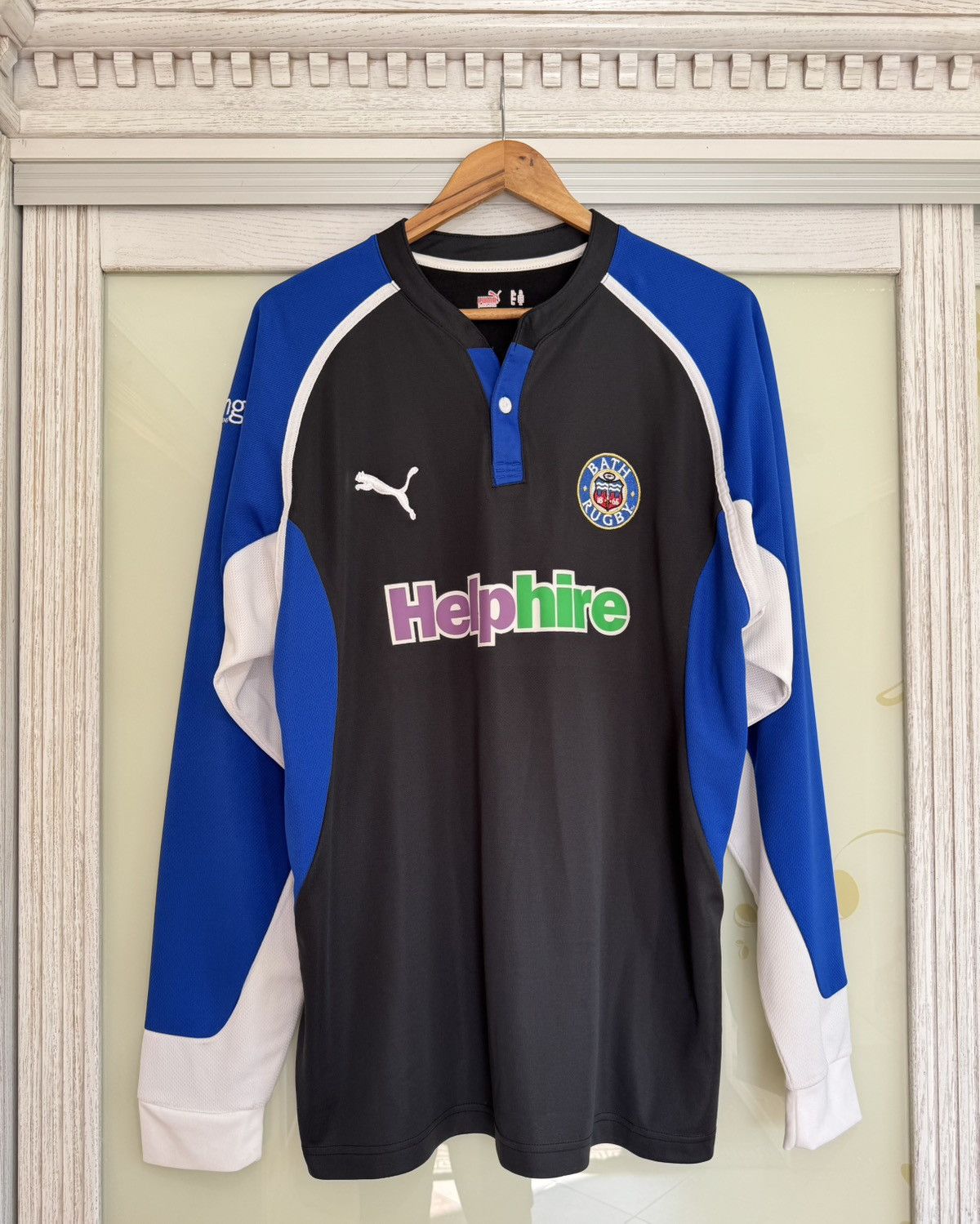 Vintage Bath 2006-2007 Rugby Long Sleeve Jersey Kit Shirt