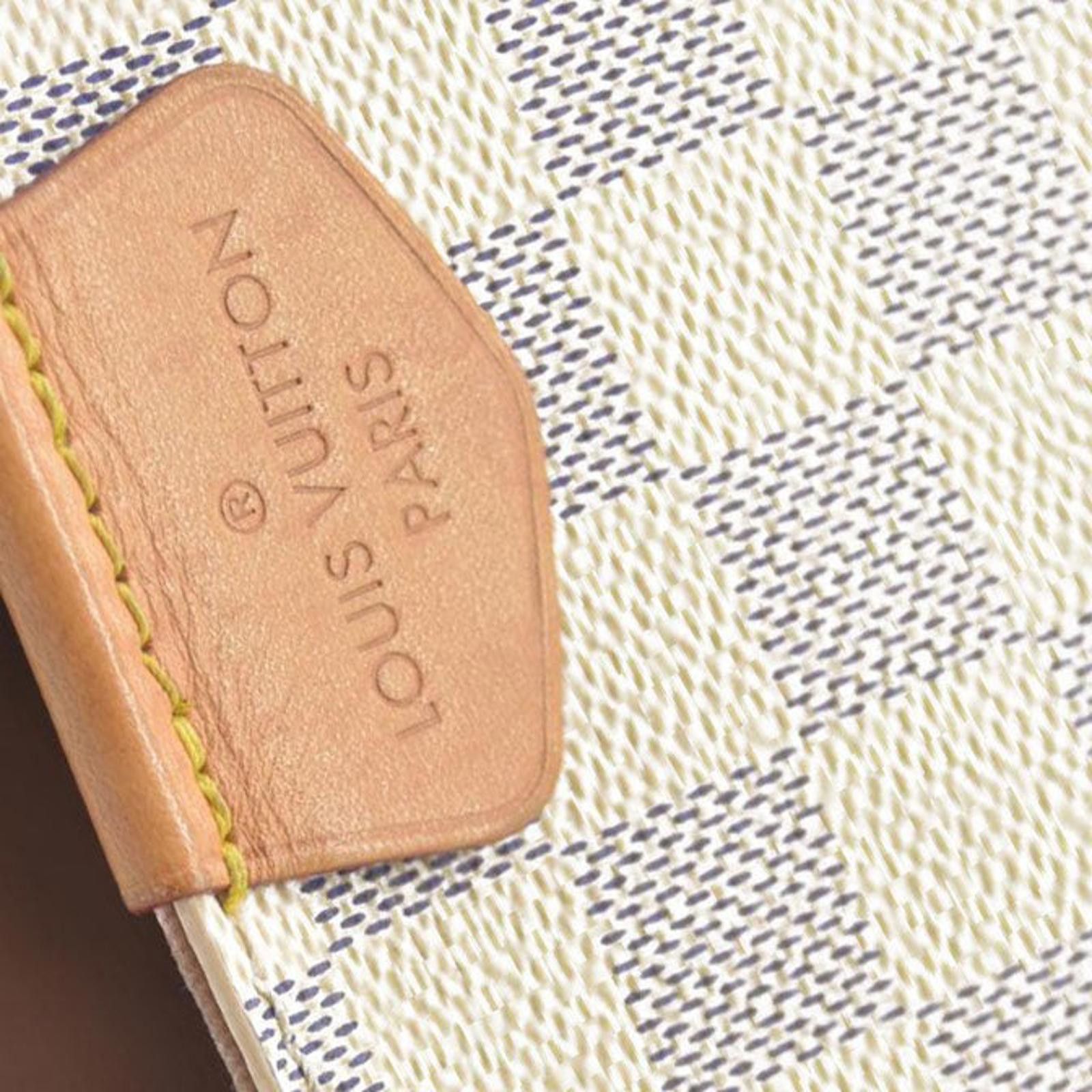 Louis Vuitton Louis Vuitton Graceful Mm Rose Ballerine White Damier Azur Size ONE SIZE - 4 Thumbnail