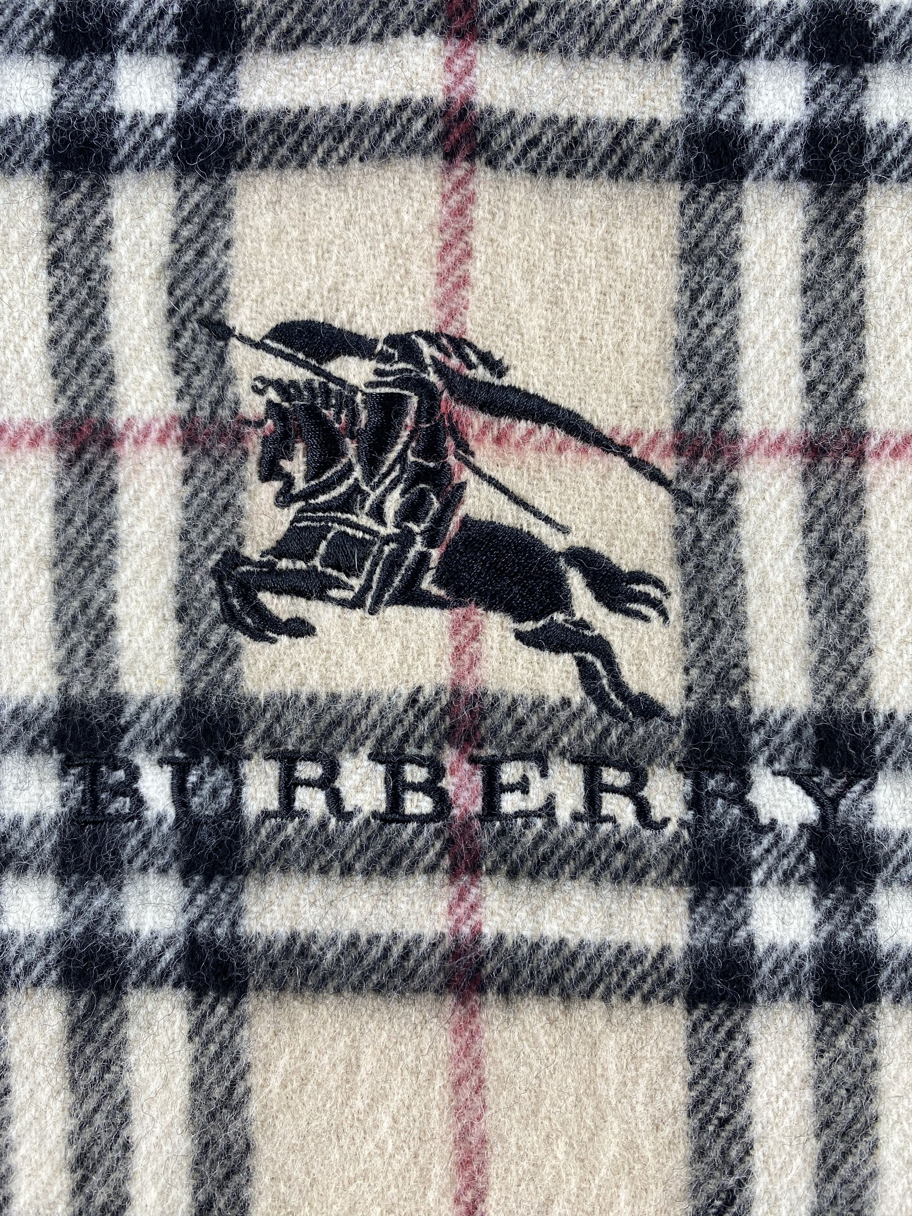 Burberry × Vintage Burberry Scarf / Muffler / Neckwear - WW1119 Size ONE SIZE - 3 Thumbnail