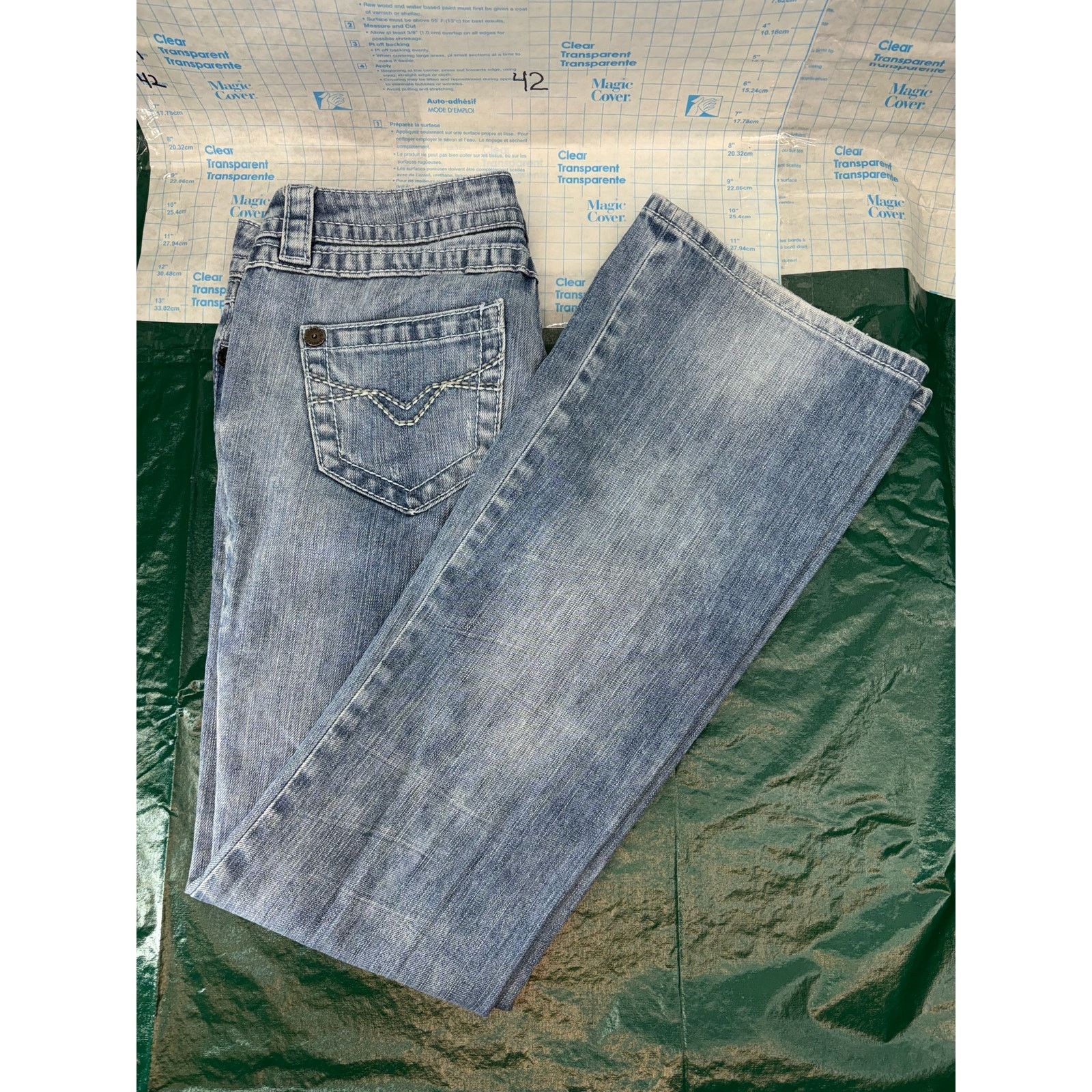 Harley Davidson Harley Davidson Jeans Size 6 Distressed Flair Bottom Size 28" / US 6 / IT 42 - 3 Thumbnail