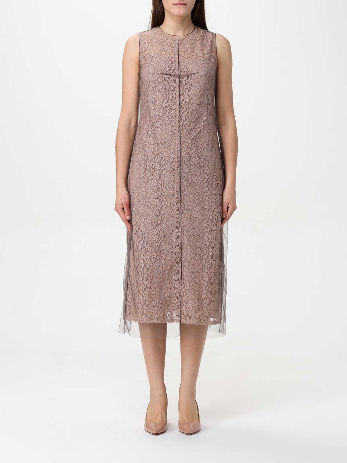 Fendi Fendi Dress Woman Blush Pink Size S / US 4 / IT 40 - 1 Thumbnail